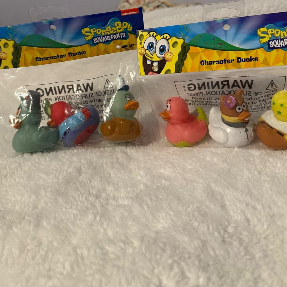 SpongeBob Character Ducks Collection (2 sets)